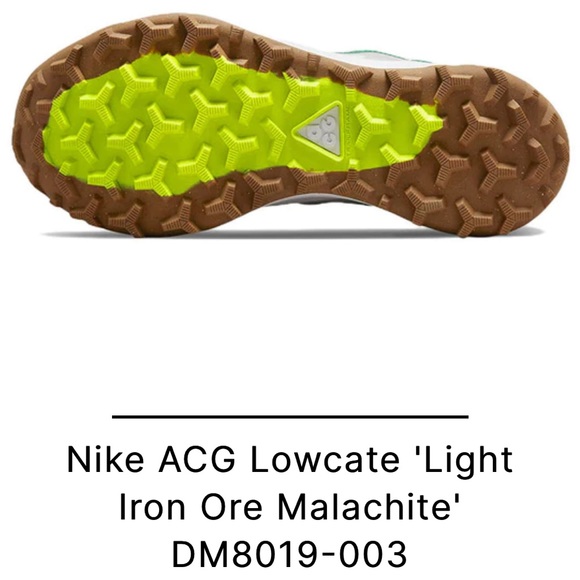 Nike ACG Lowcate 'Light Iron Ore Malachite' -Men's Size 5, Women's Size 6.5 - Picture 3 of 7